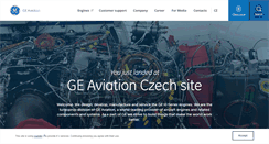 Desktop Screenshot of geaviation.cz
